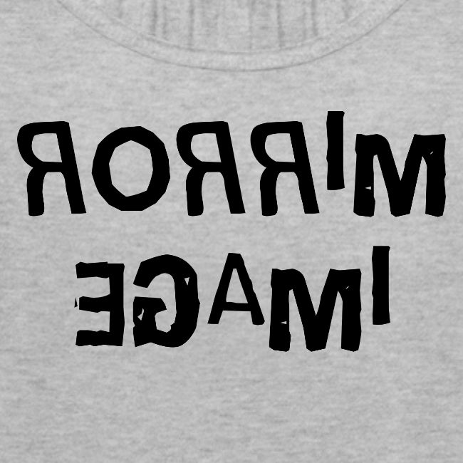 Mirror Image Word Art