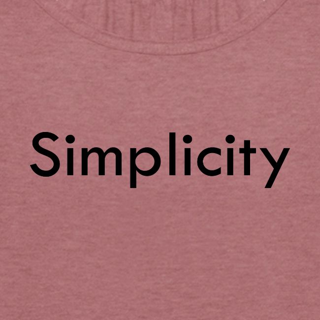 Simplicity