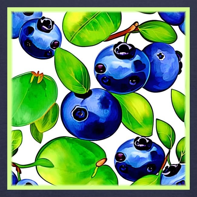 Fresh Blueberry Art