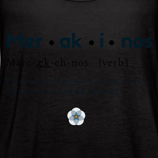 Merakinos definition with logo