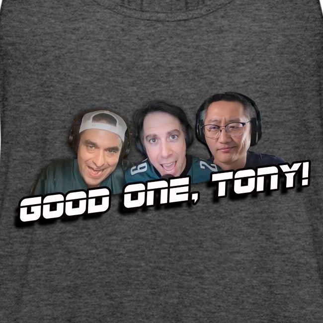 GOOD ONE, TONY! (with Fusco Show back)