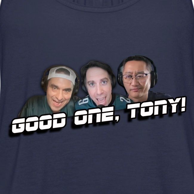 GOOD ONE, TONY! (with Fusco Show back)