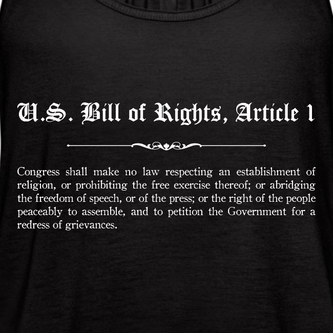 U.S. Bill of Rights - Article 1