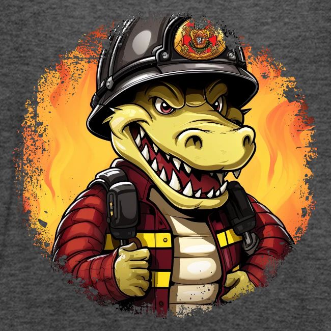 Fireman crocodile