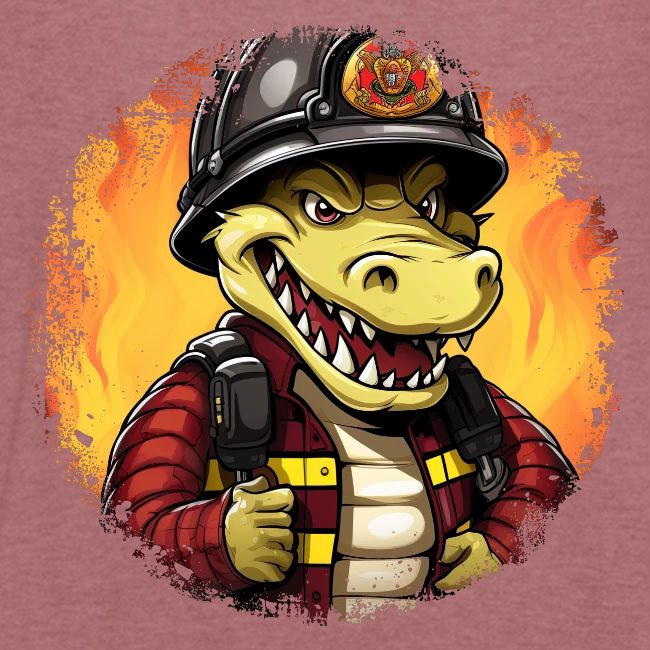 Fireman crocodile