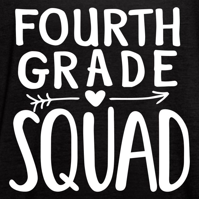 Fourth Grade Squad Teacher Team T-Shirts