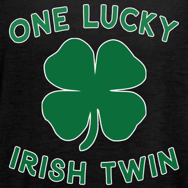 Lucky Twin St Patrick Day Irish Shamrock Gift.