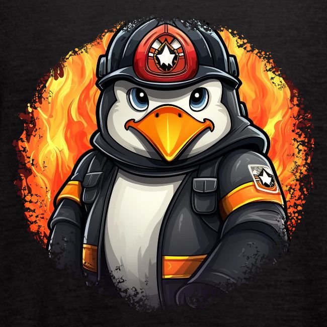 Firefighter penguin