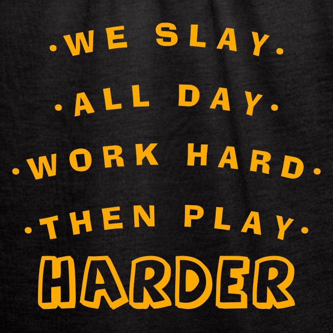 We Slay All Day Shiny Shirt Metallic Silver & Gold