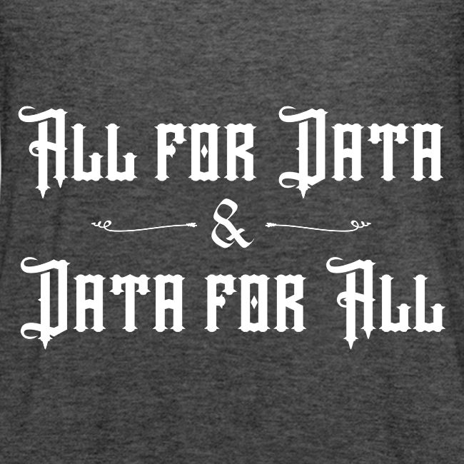 All for Data, Data for All (dark)
