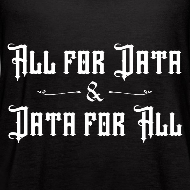 All for Data, Data for All (dark)