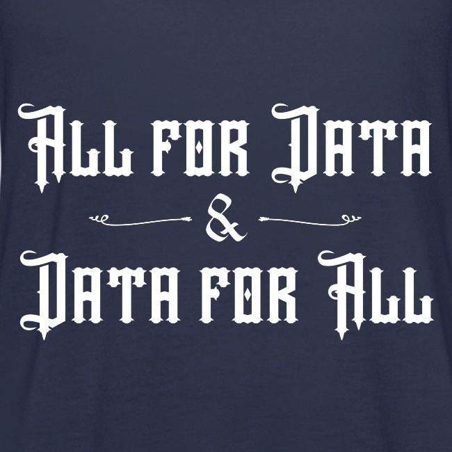 All for Data, Data for All (dark)