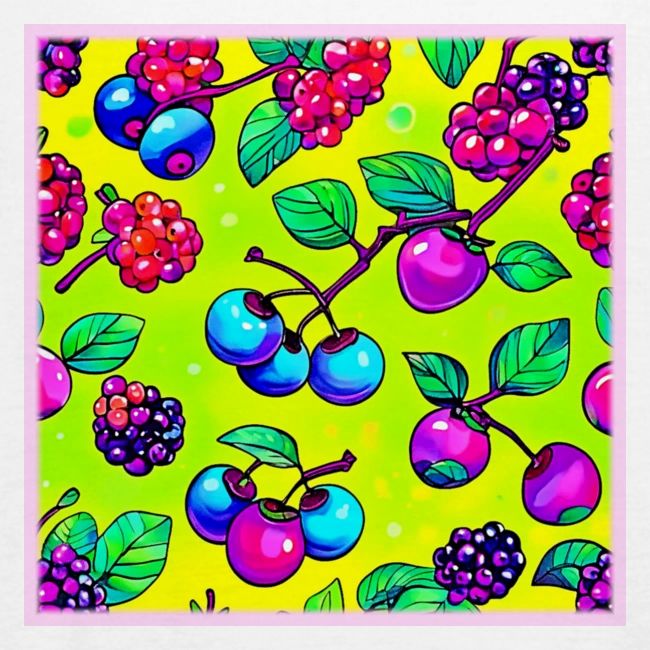 Bright Berry Fruit Pattern
