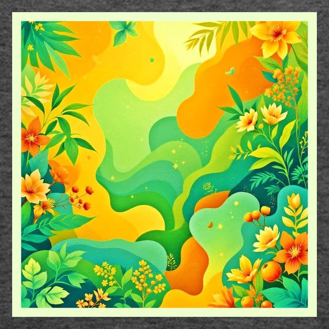 Tropical Foliage Abstract