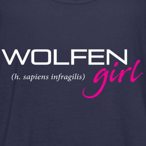 Wolfen Girl on Dark - Women's Flowy Tank Top by Bella