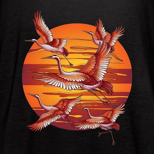 Japanese Cranes Migrating: Travel & Journey