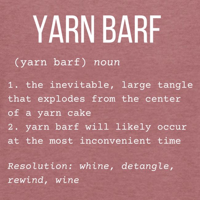 Yarn Barf (Wine)| Definition Collection