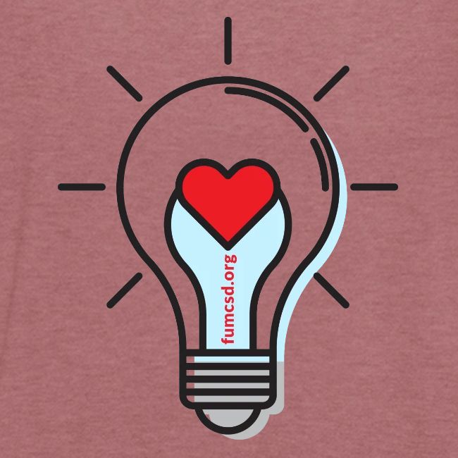 FUMCSD Heart Light Bulb