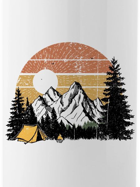 Sunset Camp Silhouette