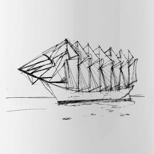 Seven-mast yacht