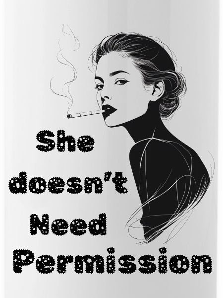 Noir Silhouette Smoking