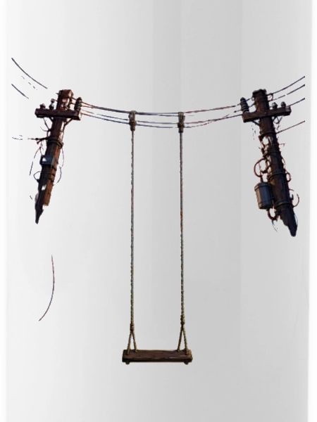 Rustic Swing Silhouette