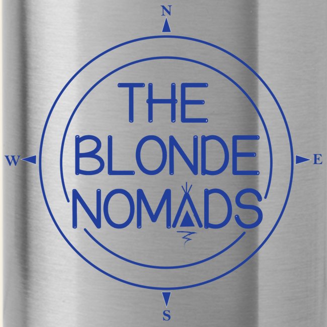 The Blonde Nomads Blue Logo