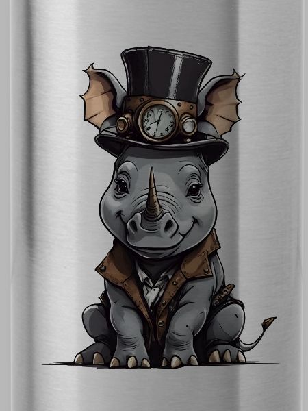 Well-dressed rhinoceros