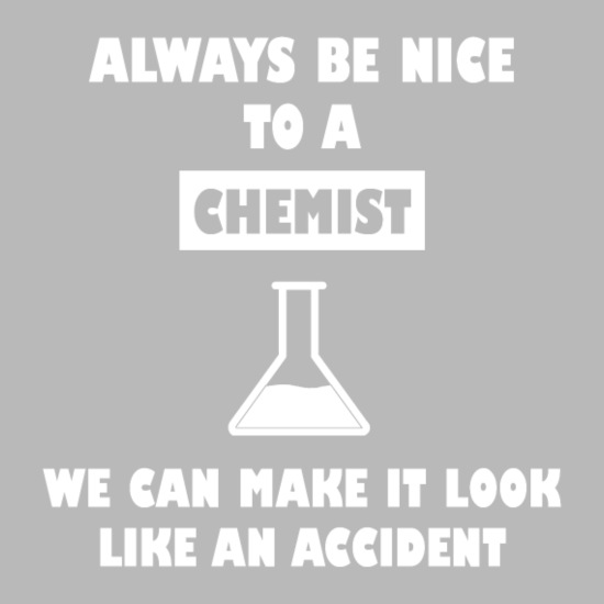 Chemist Saying Chemistry Funny Humorous Sayings' Water Bottle | Spreadshirt