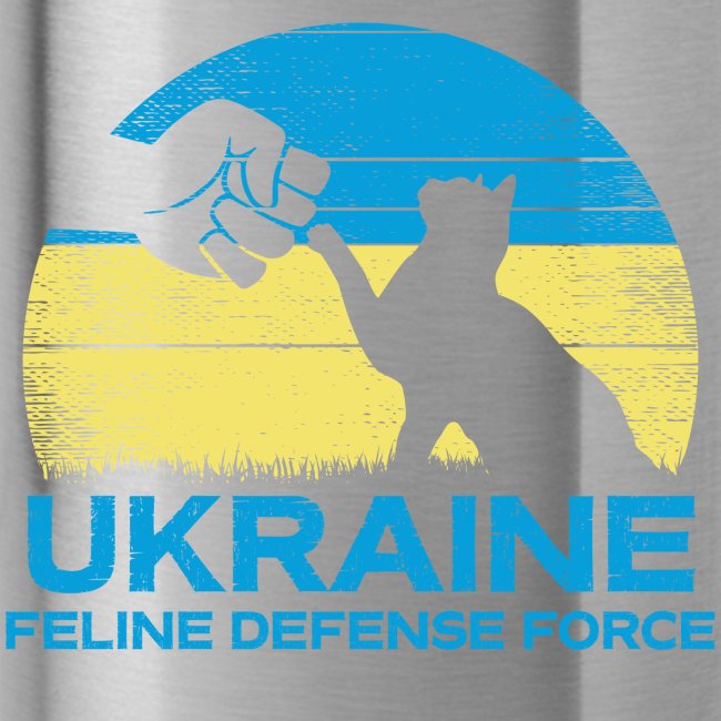Retro Ukraine Feline Defense Force