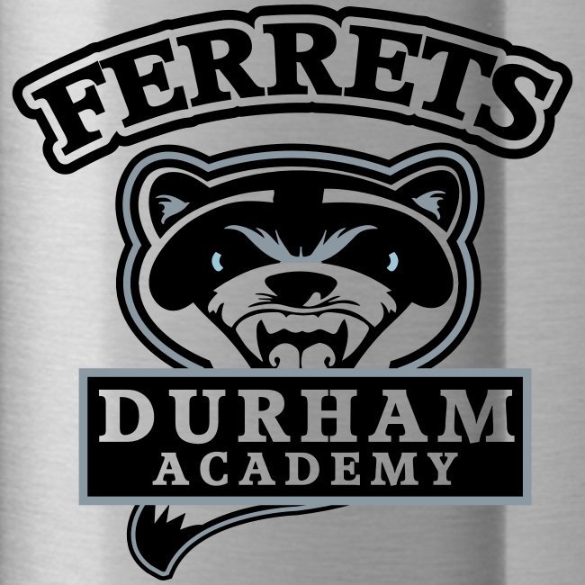 durham academy ferrets logo black