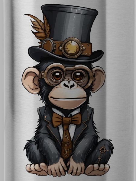 Well-dressed chimpanzee