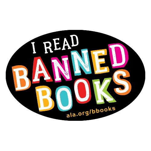 I Read Banned Books - 14 oz Travel Mug with Handle