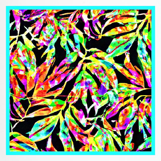 Chic Neon Pattern: Vibrant Bliss