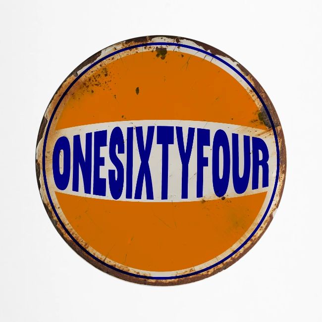One Sixty Four --vintage auto inspired orange