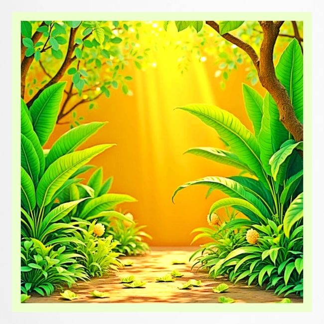 Sunny Nature Path Art