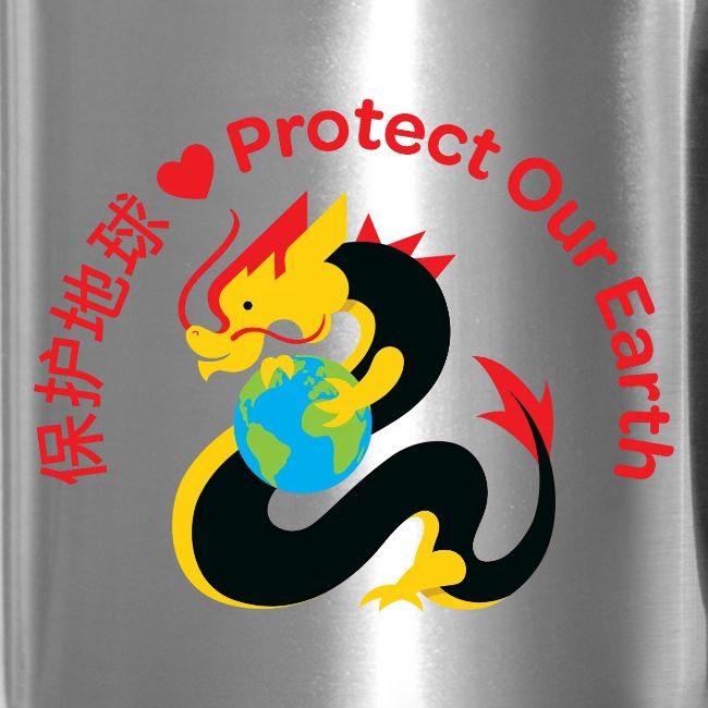 Kindness Dragon with Earth - Red