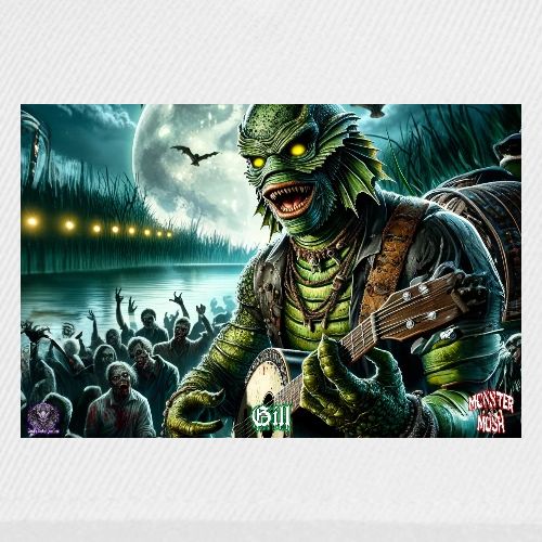 Monster Mosh 2024 Tour Gill On Banjo (G-004L) - Snapback Baseball Cap