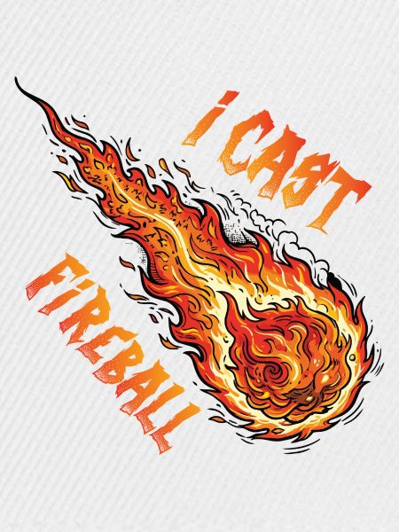 Flaming Meteor D20