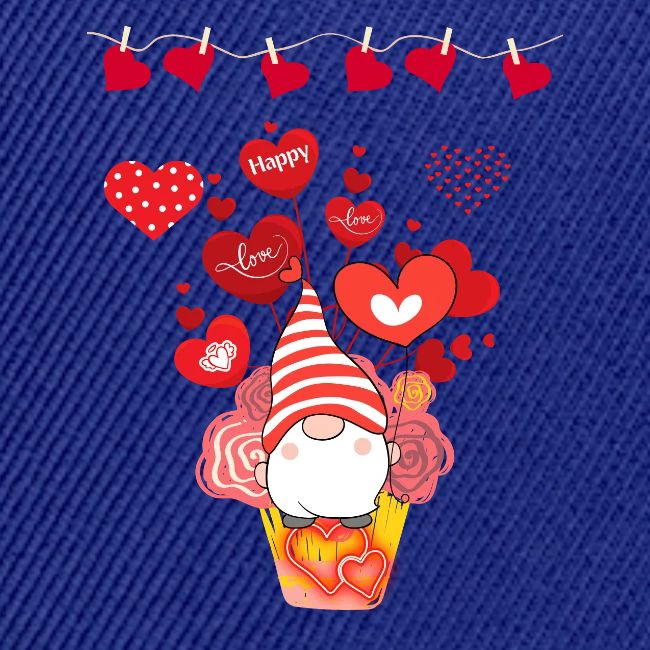 Design wrapped in love hearts, vibrating in love.