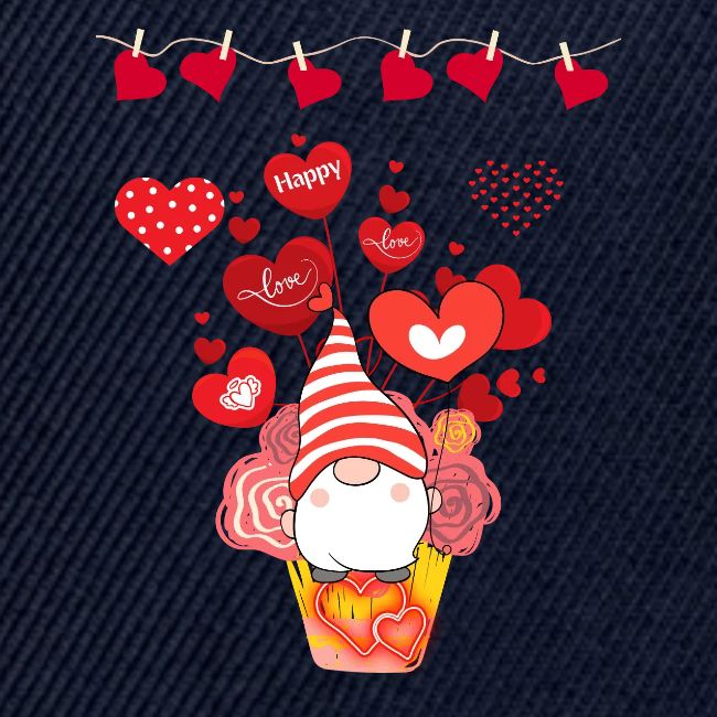 Design wrapped in love hearts, vibrating in love.