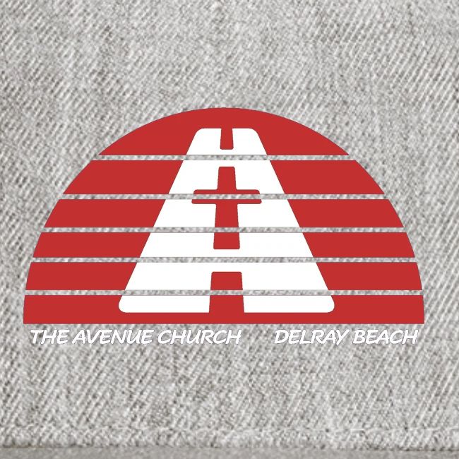 Avenue Church Red Sun, White Lettering