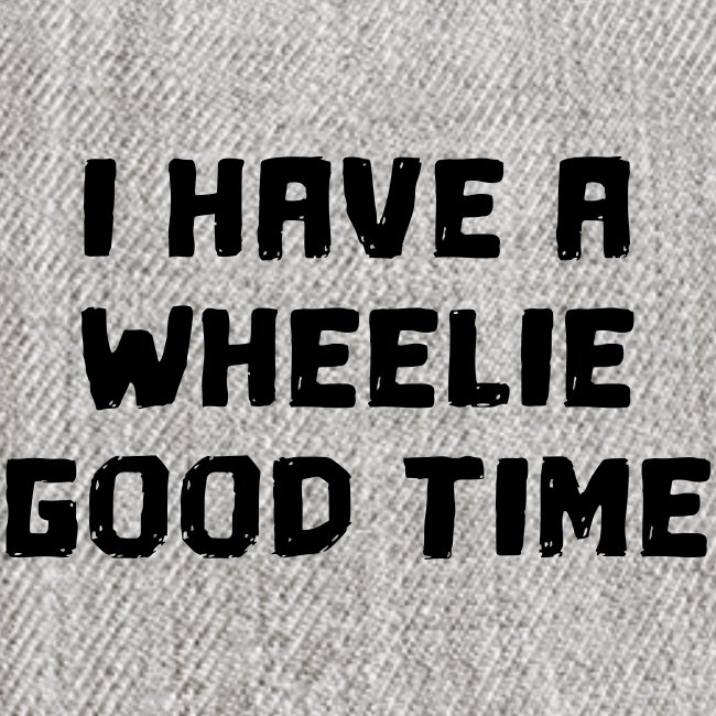 I have a wheelie good time as a wheelchair user