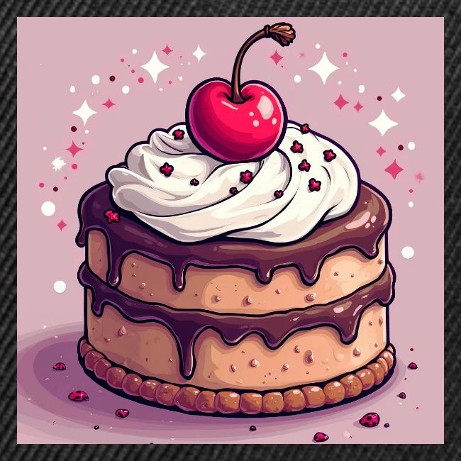 Cherry‑Topped Celebration Cake Design