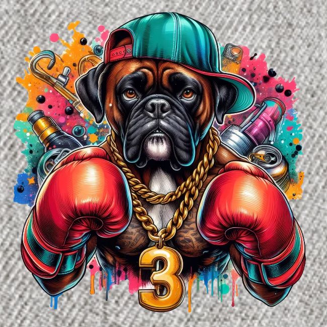 Boxer Dog Art