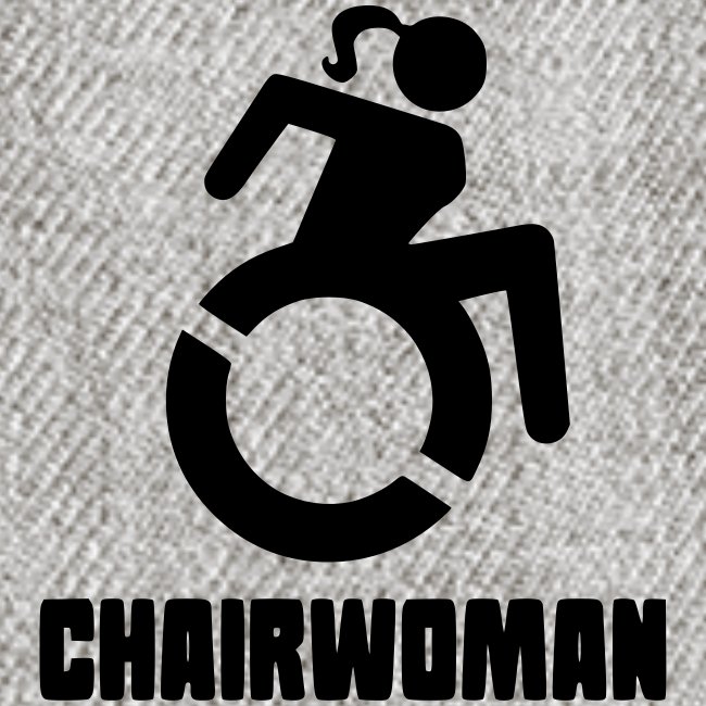 Chairwoman, woman in wheelchair girl in wheelchair