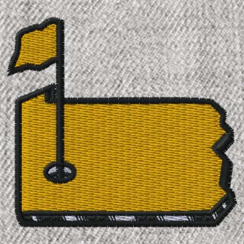 Pittsburgh Golf (Embroidered Headwear) - Snapback Baseball Cap