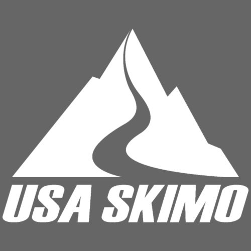 USA Skimo Logo - White - Snapback Baseball Cap