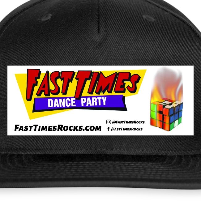 Fast Times Logo with Burning Cube