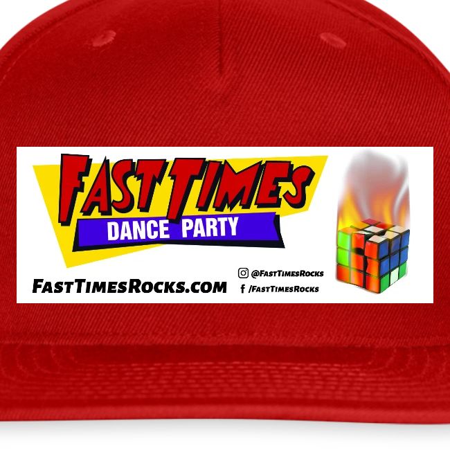 Fast Times Logo with Burning Cube